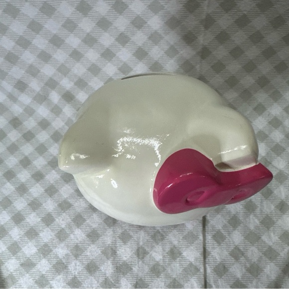 Sanrio PINK Hello Kitty CERAMIC Coin PIGGY Bank POLKA Dot Dress - Picture 5 of 8